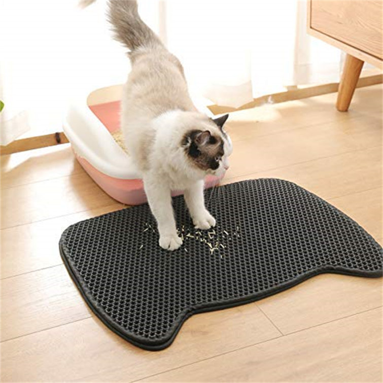 JGZ Cat Litter Mat Litter Mat Catcher Litter Box Mat Kitty Litter Mat
